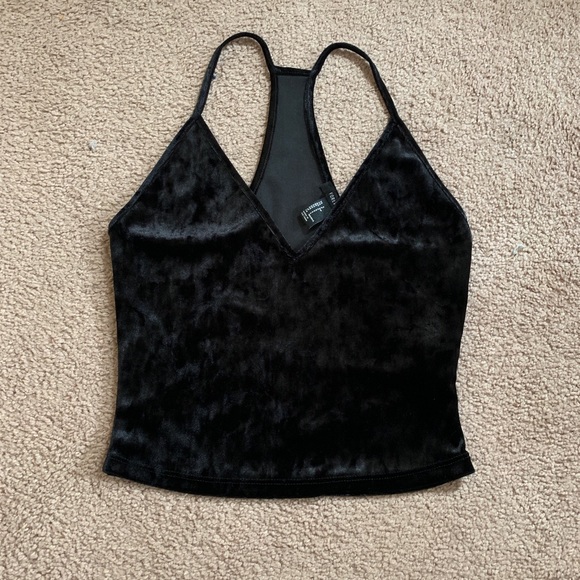 Forever 21 Tops - Velvet crop tank top